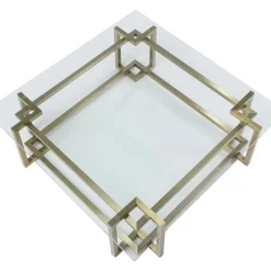 KARE Design Couchtisch Clara Gold 120X120- Tische