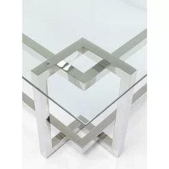 KARE Design Couchtisch Clara Silber 120X120Cm- Tische