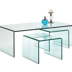 KARE Design Couchtisch Clear Club (3/Set)- Tische