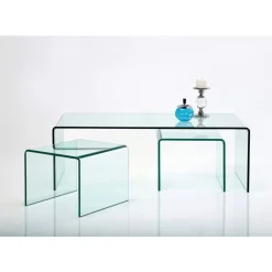 KARE Design Couchtisch Clear Club (3/Set)- Tische