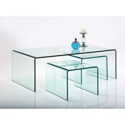 KARE Design Couchtisch Clear Club (3/Set)- Tische