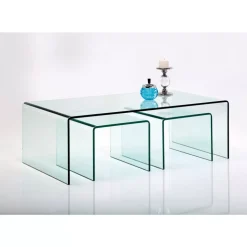 KARE Design Couchtisch Clear Club (3/Set)- Tische