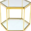 KARE Design Couchtisch Comb Gold 45- Tische