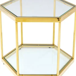 KARE Design Couchtisch Comb Gold 45- Tische