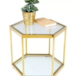 KARE Design Couchtisch Comb Gold 45- Tische