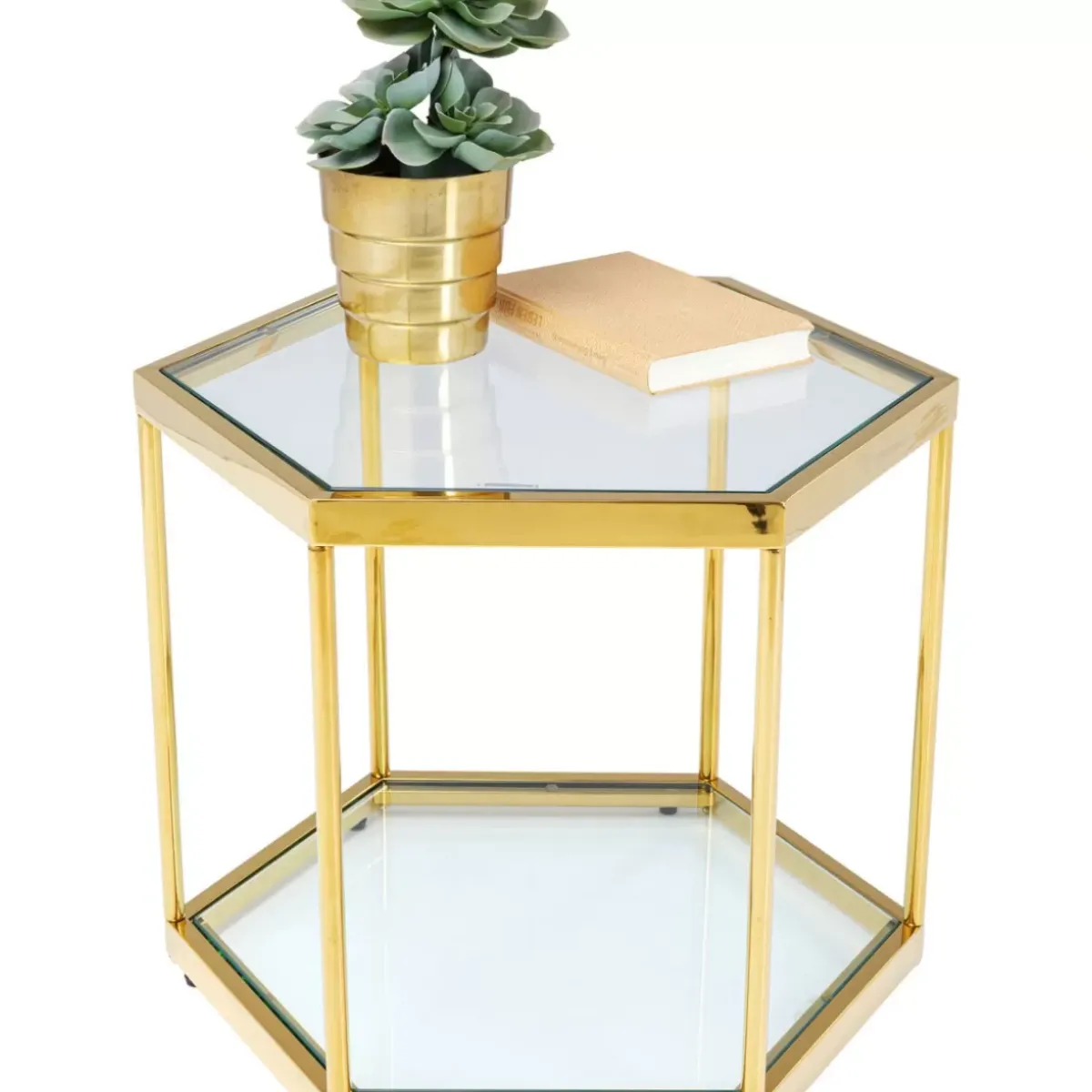 KARE Design Couchtisch Comb Gold 45- Tische