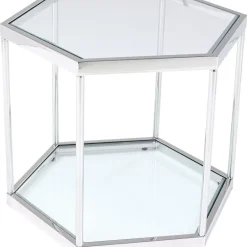 KARE Design Couchtisch Comb Silber 45- Tische