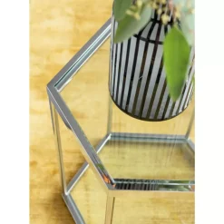 KARE Design Couchtisch Comb Silber 45- Tische