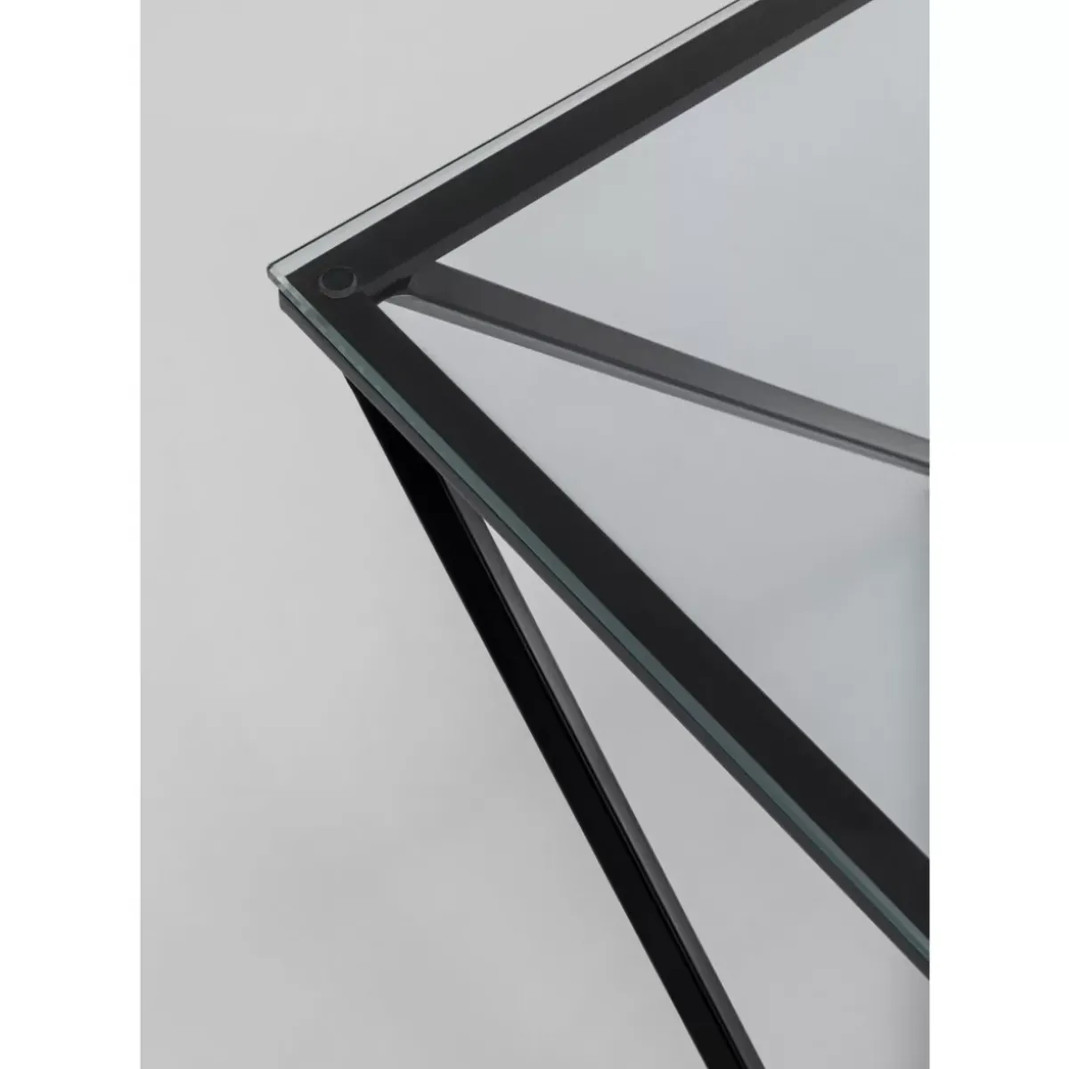 KARE Design Couchtisch Cristallo Schwarz 80X80Cm- Tische