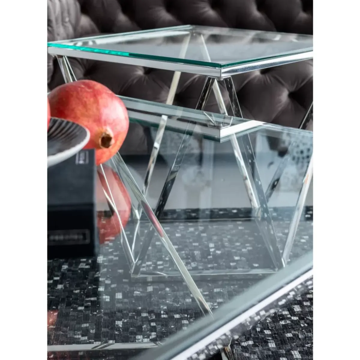 KARE Design Couchtisch Cristallo 80X80- Tische