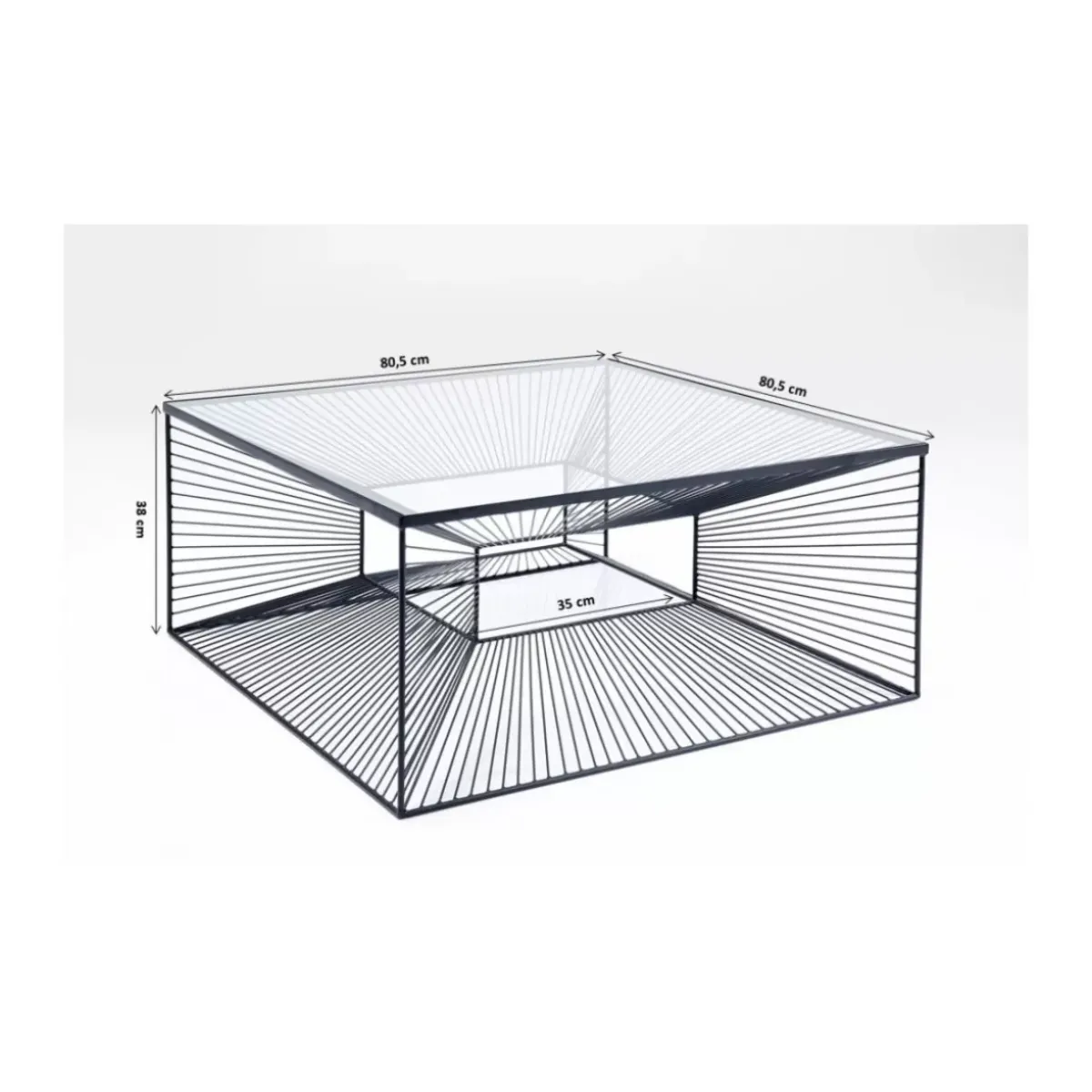 KARE Design Couchtisch Dimension 80X80- Tische