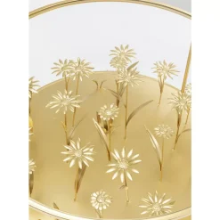KARE Design Couchtisch Flower Meadow Gold O80- Tische