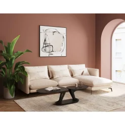 KARE Design Couchtisch Franklin Schwarz 150X58Cm- Tische