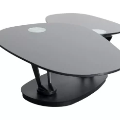 KARE Design Couchtisch Franklin Schwarz 150X58Cm- Tische