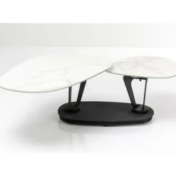 KARE Design Couchtisch Franklin Weis 150X58Cm- Tische