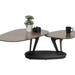 KARE Design Couchtisch Franklin Wood Walnuss 161X60Cm- Tische