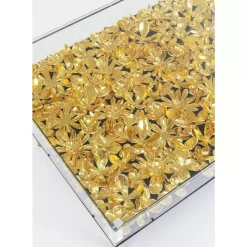 KARE Design Couchtisch Gold Flowers 120X60- Tische