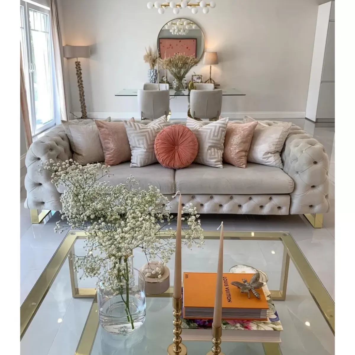 KARE Design Couchtisch Gold Rush 120X120Cm- Tische