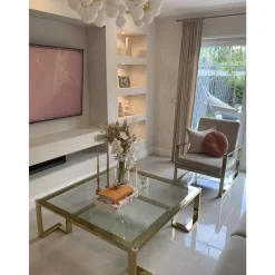 KARE Design Couchtisch Gold Rush 120X120Cm- Tische