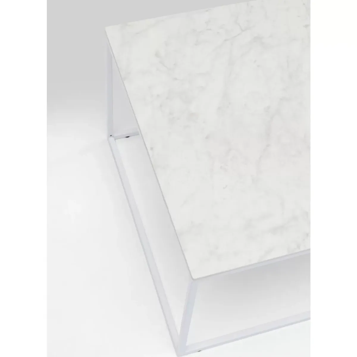 KARE Design Couchtisch Greta Weiss 100X50- Outdoormöbel