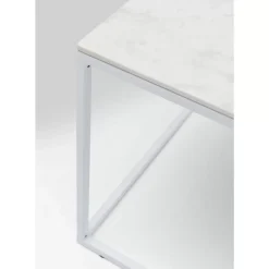 KARE Design Couchtisch Greta Weiss 100X50- Outdoormöbel
