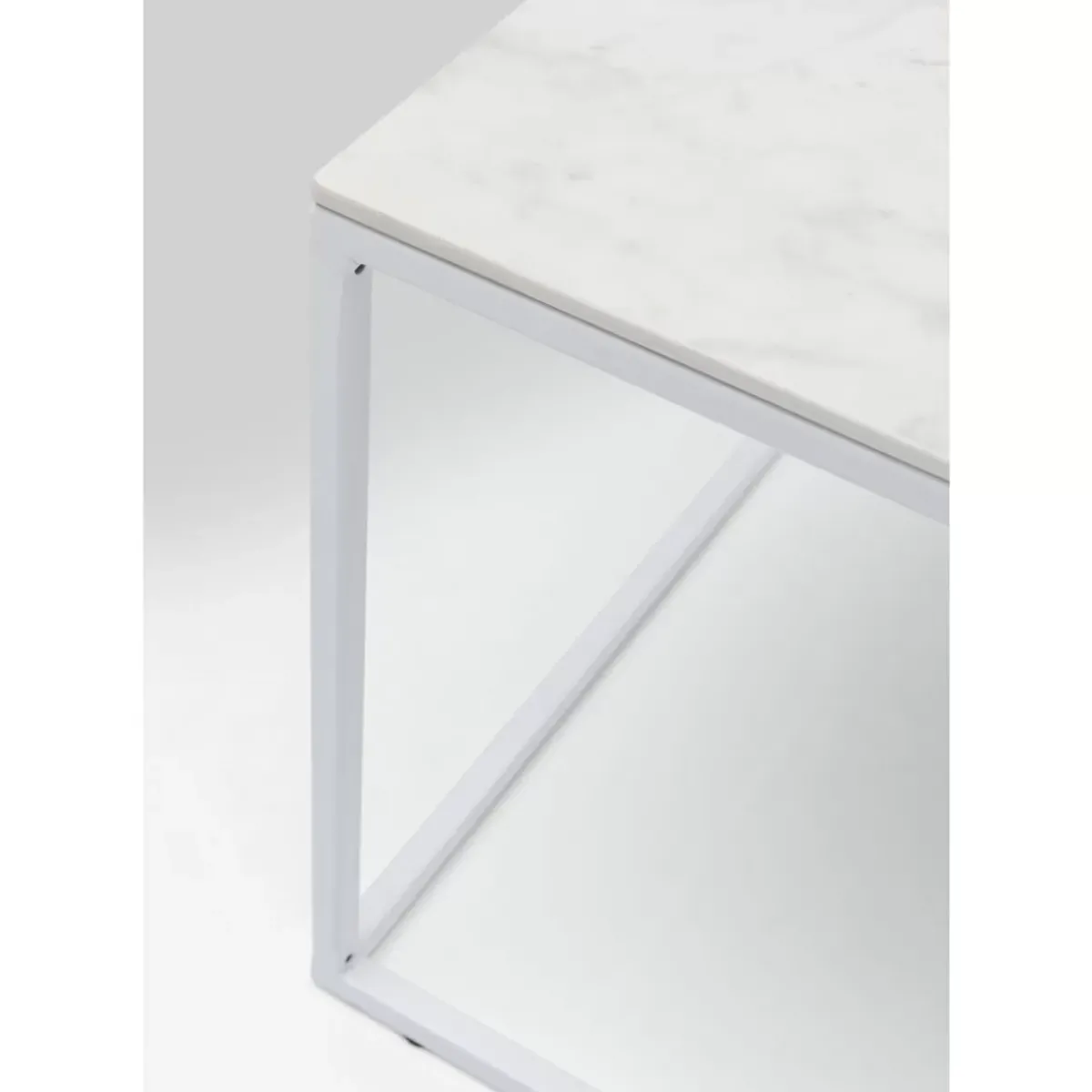 KARE Design Couchtisch Greta Weiss 100X50- Outdoormöbel