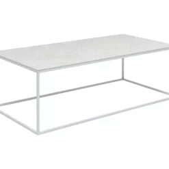 KARE Design Couchtisch Greta Weiss 100X50- Outdoormöbel