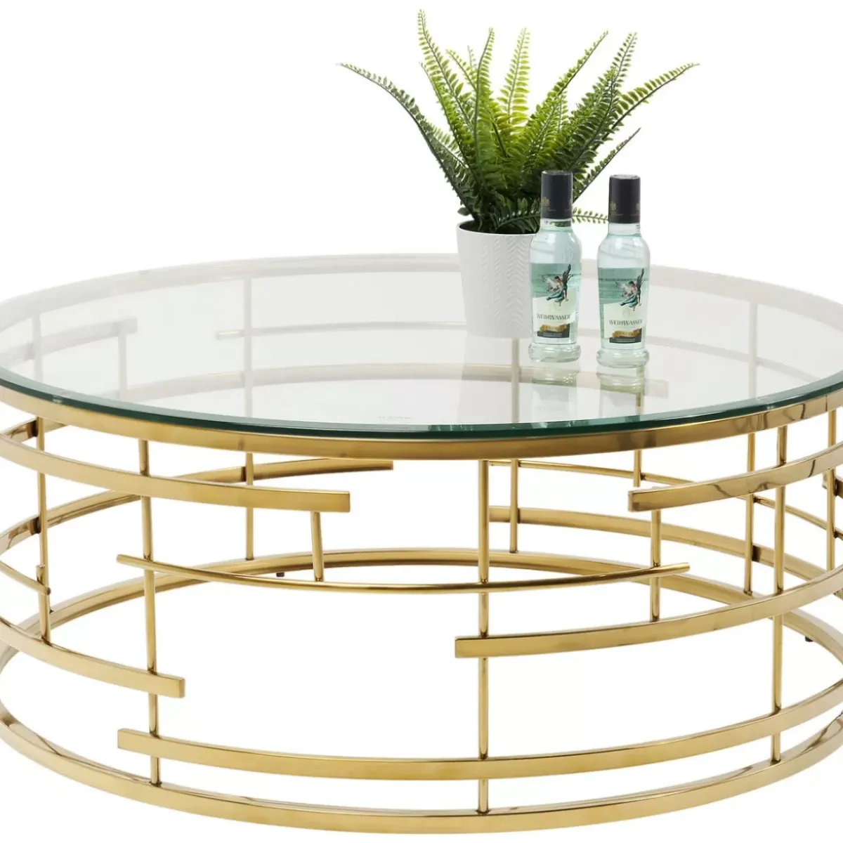 KARE Design Couchtisch Jupiter Gold O100Cm- Tische