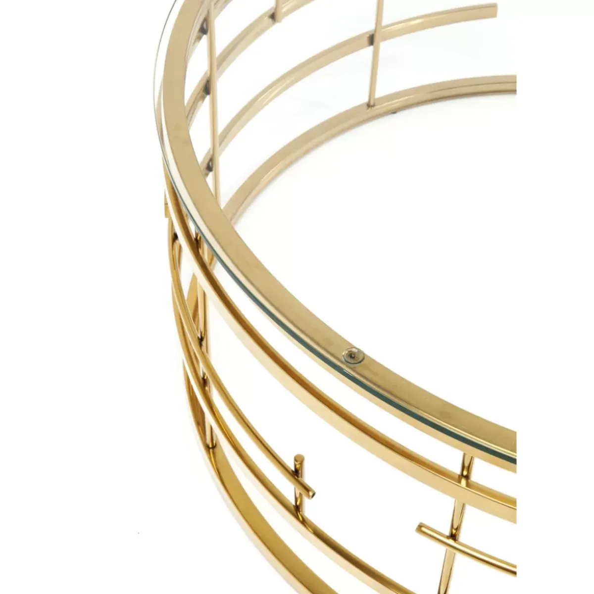 KARE Design Couchtisch Jupiter Gold O100Cm- Tische