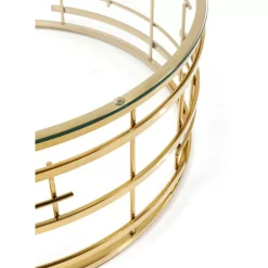 KARE Design Couchtisch Jupiter Gold O100Cm- Tische