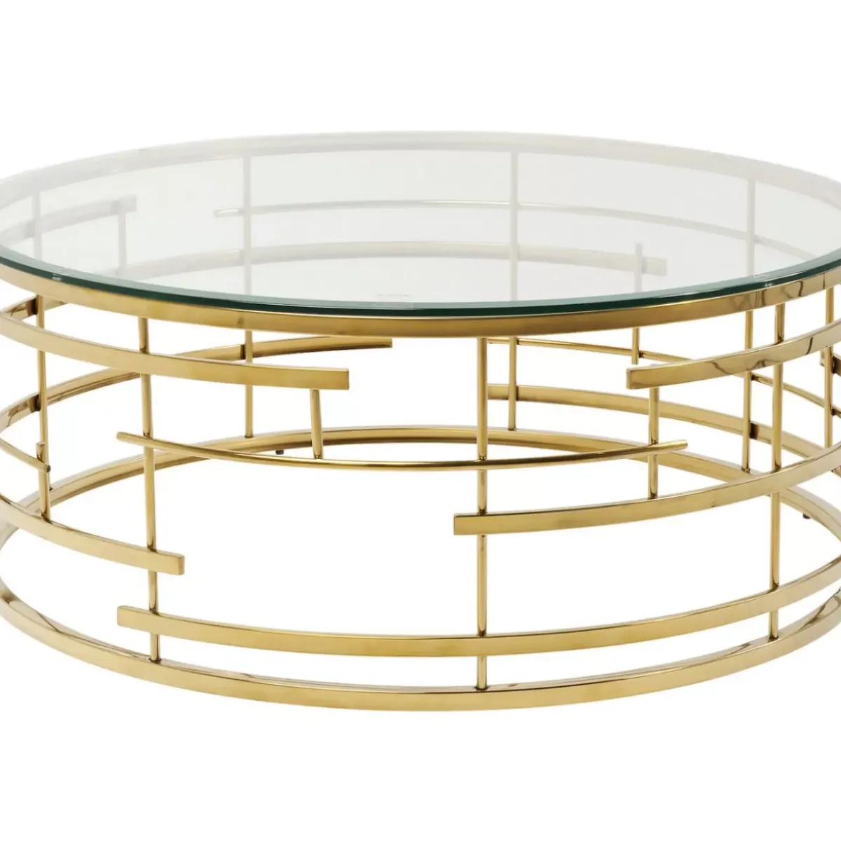 KARE Design Couchtisch Jupiter Gold O100Cm- Tische