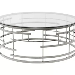 KARE Design Couchtisch Jupiter Silber O100Cm- Tische