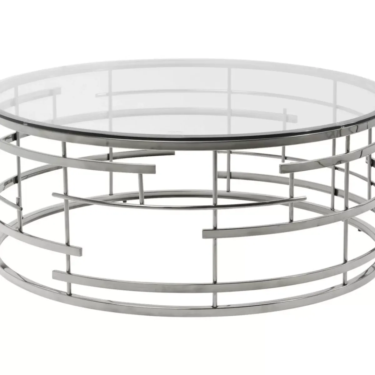 KARE Design Couchtisch Jupiter Silber O100Cm- Tische