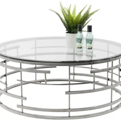 KARE Design Couchtisch Jupiter Silber O100Cm- Tische