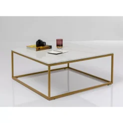 KARE Design Couchtisch Key West Gold 90X90Cm- Tische