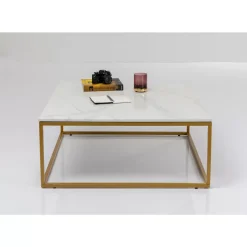 KARE Design Couchtisch Key West Gold 90X90Cm- Tische