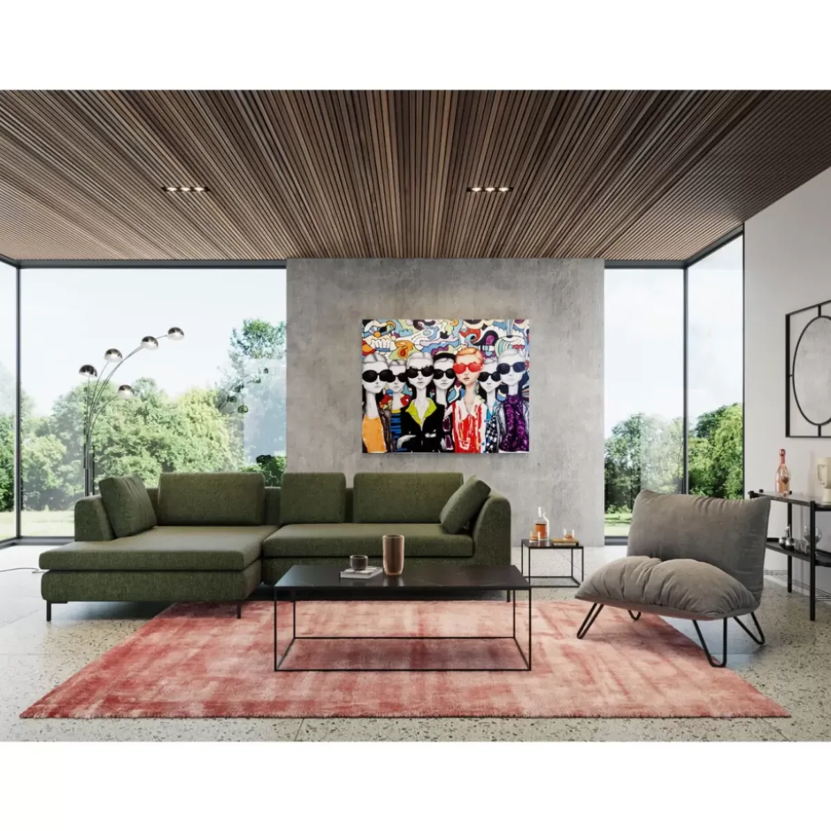 KARE Design Couchtisch Key West Schwarz 120X60Cm- Tische