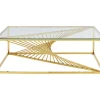 KARE Design Couchtisch Laser Gold 120X60- Tische