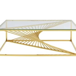 KARE Design Couchtisch Laser Gold 120X60- Tische