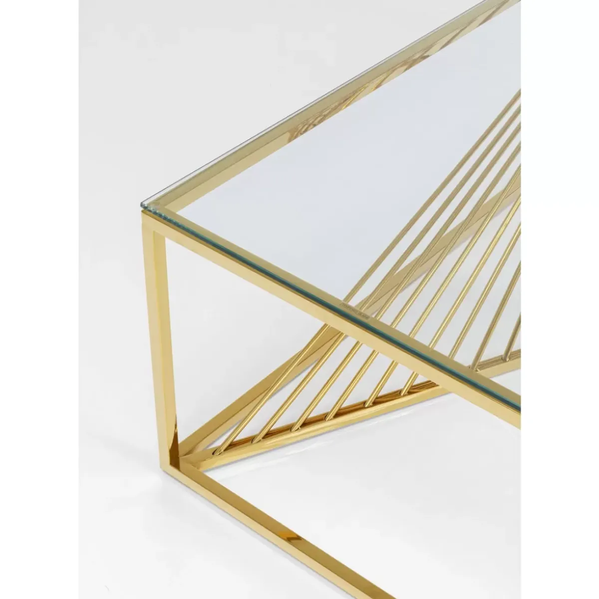 KARE Design Couchtisch Laser Gold 120X60- Tische