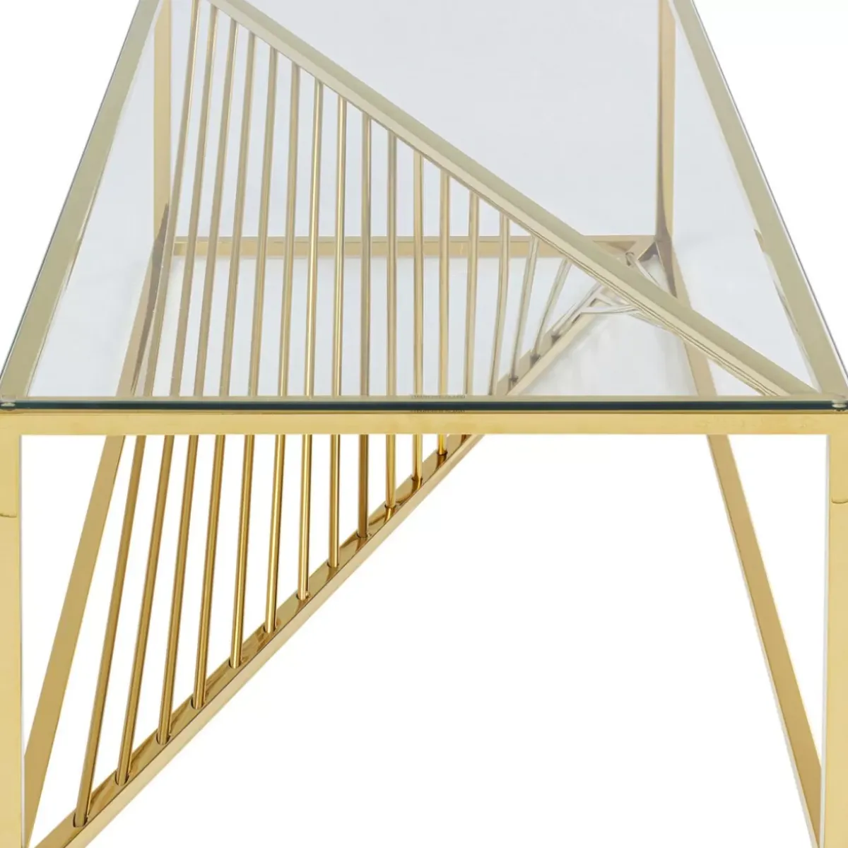 KARE Design Couchtisch Laser Gold 120X60- Tische