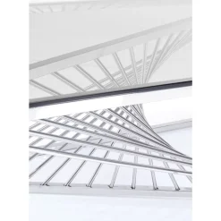 KARE Design Couchtisch Laser Silber Klarglas 120X60- Tische