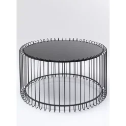 KARE Design Couchtisch Line Onyx O60Cm- Tische