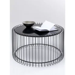 KARE Design Couchtisch Line Onyx O60Cm- Tische