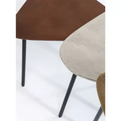 KARE Design Couchtisch Loft Triangle Vintage (3/Set)- Tische