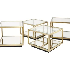KARE Design Couchtisch Luigi Gold (4/Set)- Tische