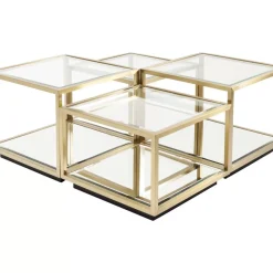 KARE Design Couchtisch Luigi Gold (4/Set)- Tische