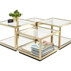 KARE Design Couchtisch Luigi Gold (4/Set)- Tische