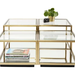 KARE Design Couchtisch Luigi Gold (4/Set)- Tische