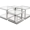 KARE Design Couchtisch Luigi Silber (4/Set)- Tische